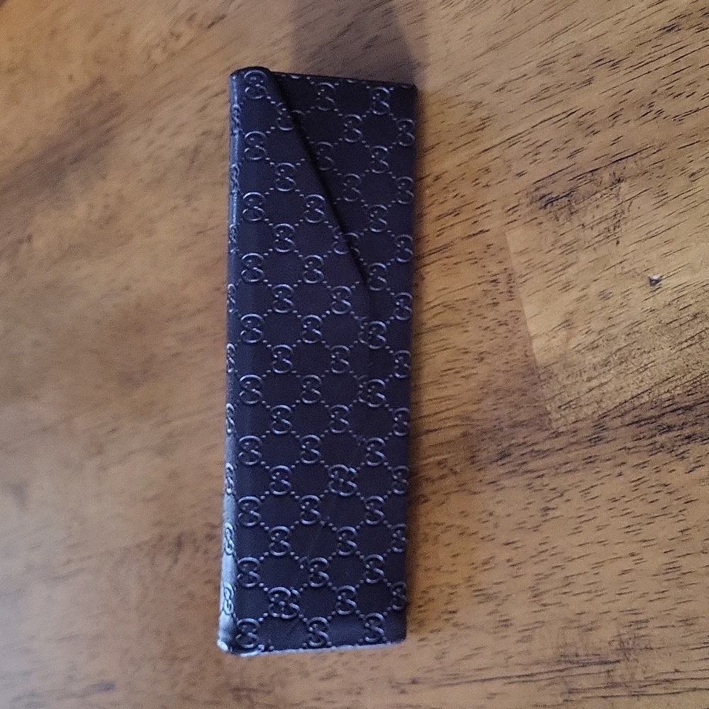 Gucci Triangle Glasses Case